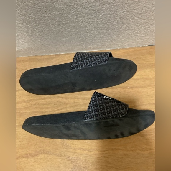 Bally Sabrio Slide Sandals Mens Size 10 Black - Picture 9 of 10